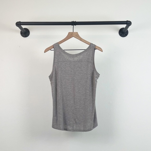 NWT Prana Foundation Scoop Neck Pocket In Heather Grey - Picture 6 of 7